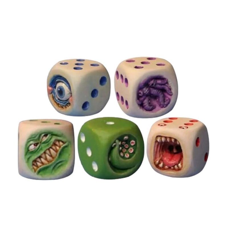 

Halloween Resin Devil Dices Ornament 3x3x3cm Halloween Decoration Party Game Dices For Tabletop Mantels Home Decoration