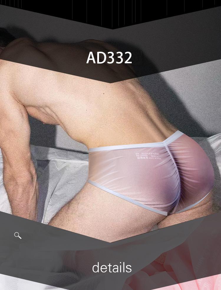 Damen Erotischer Deep V Po-Hebender Tanga mit Transparentem Mesh-Design