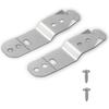 2 Pack Heavy Duty Iron Dishwasher Mounting Brackets with Corrosion Resistant Coating Mounting Hardware Easy Installation