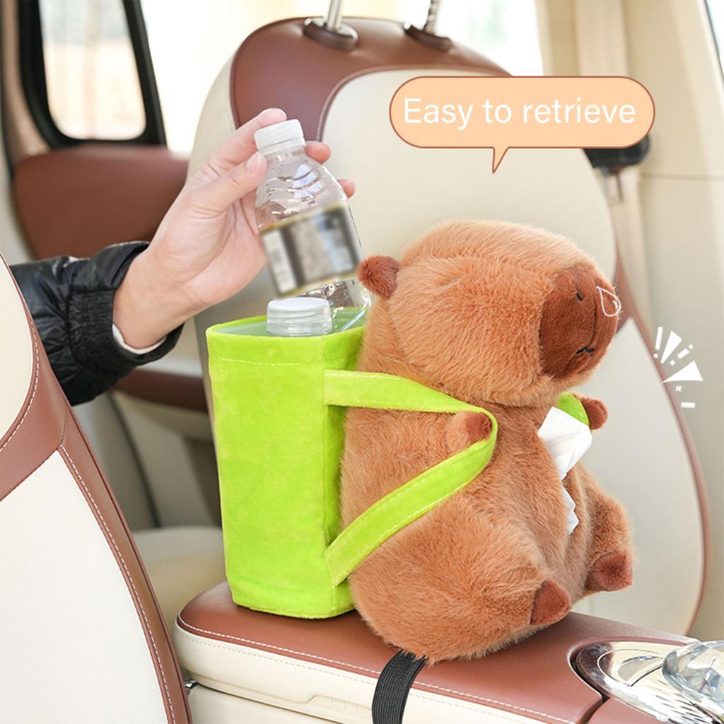 Plush Bear Car Tissue Box Dog Plush Car Tissue Holder Car Tissue Box Plush Animals Cute Holder 2 In 1 Car Tissue Box