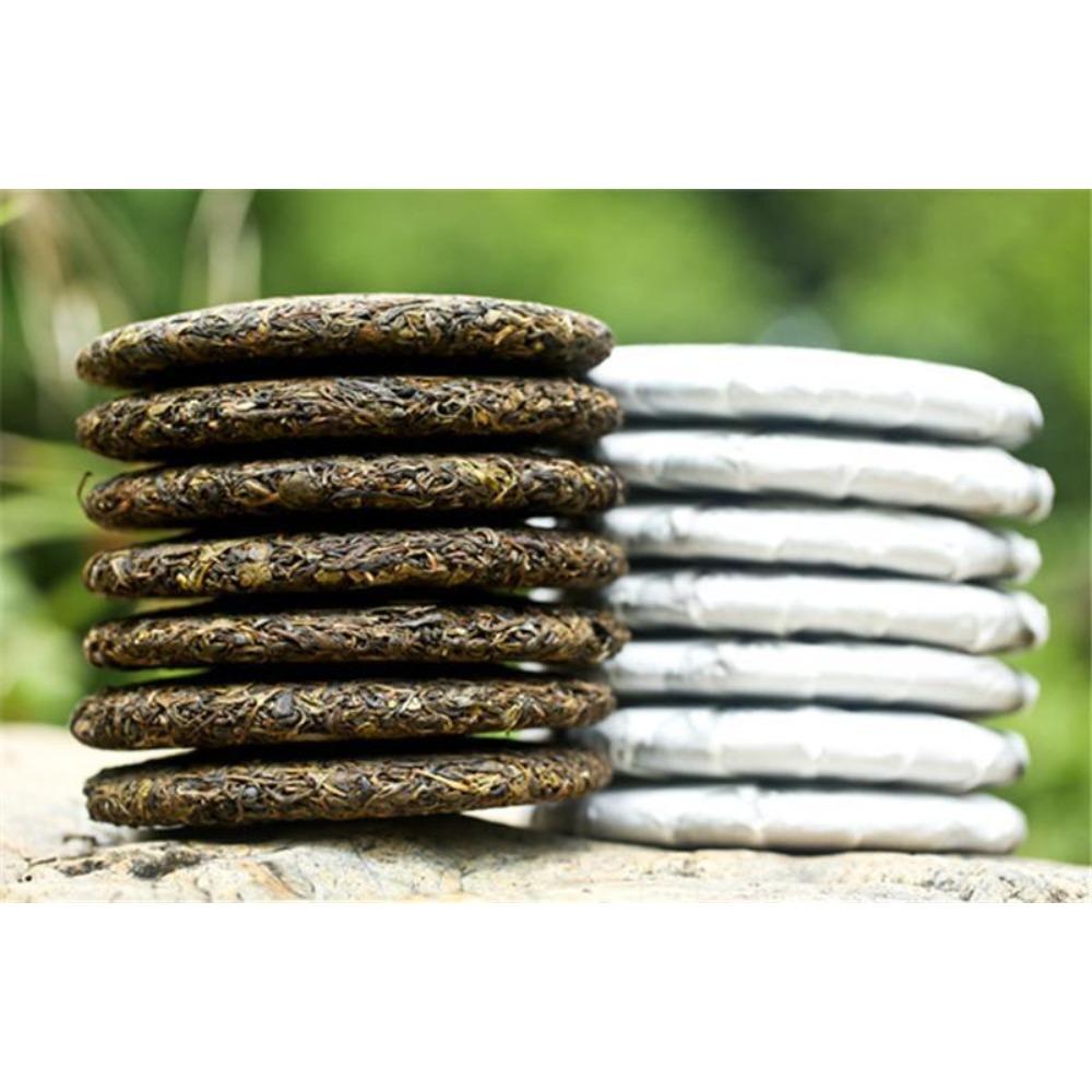 357g Yunnan High-Mountain Raw Pu-erh Tea Cake Old Arbor Pu-erh Sheng Cha