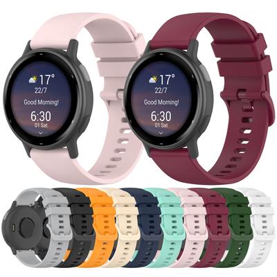 Λουράκι Ρολογιού για Garmin Vivoactive 5 3 Venu 2 SQ Vivoactive 4 Forerunner 645 245m Μαλακό Σιλικονούχο Λουράκι Αξεσουάρ Λουράκι