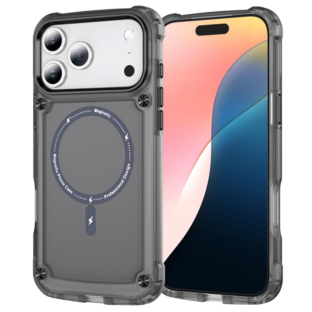 For iPhone 17 Pro Max Case Skin Touch TPU+PC Phone Cover Compatible with MagSafe