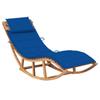 Day and Night - Day and Night Rocking Lounger with Solid Teak Wood Cushion