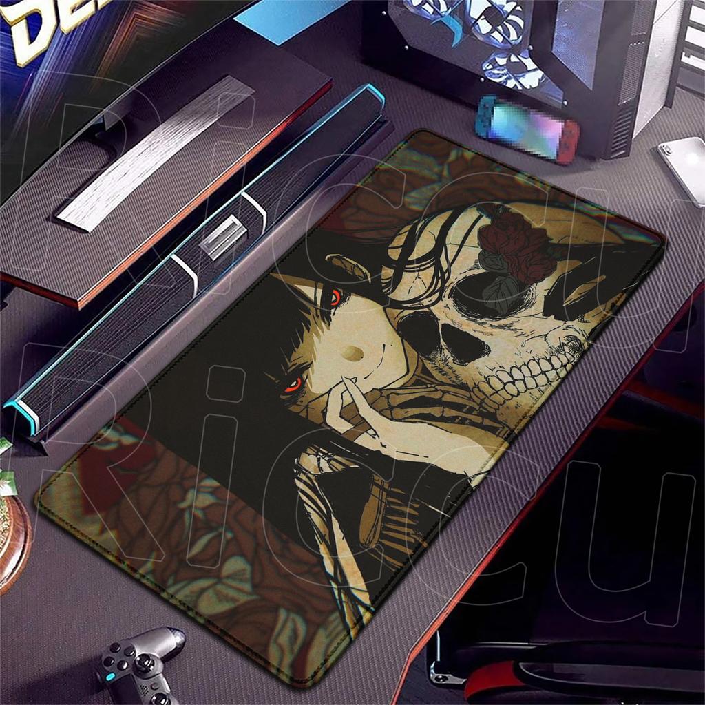 PC accessories 300X600mm XXL Mouse Pad katana Japanese girl Anime Mouse Pads kawaii HD Extended mats Gaming Keyboard Desk mat