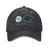 Ceska Zbrojovka CZ Jeansstoff Kappe Lässige Baseballkappen Verstellbarer Hut Sommer Unisex Baseballkappen