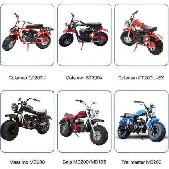 Mini Bike Brake Lever Kit 67 inch Drum Brake Cable Assembly Replacement for CT20