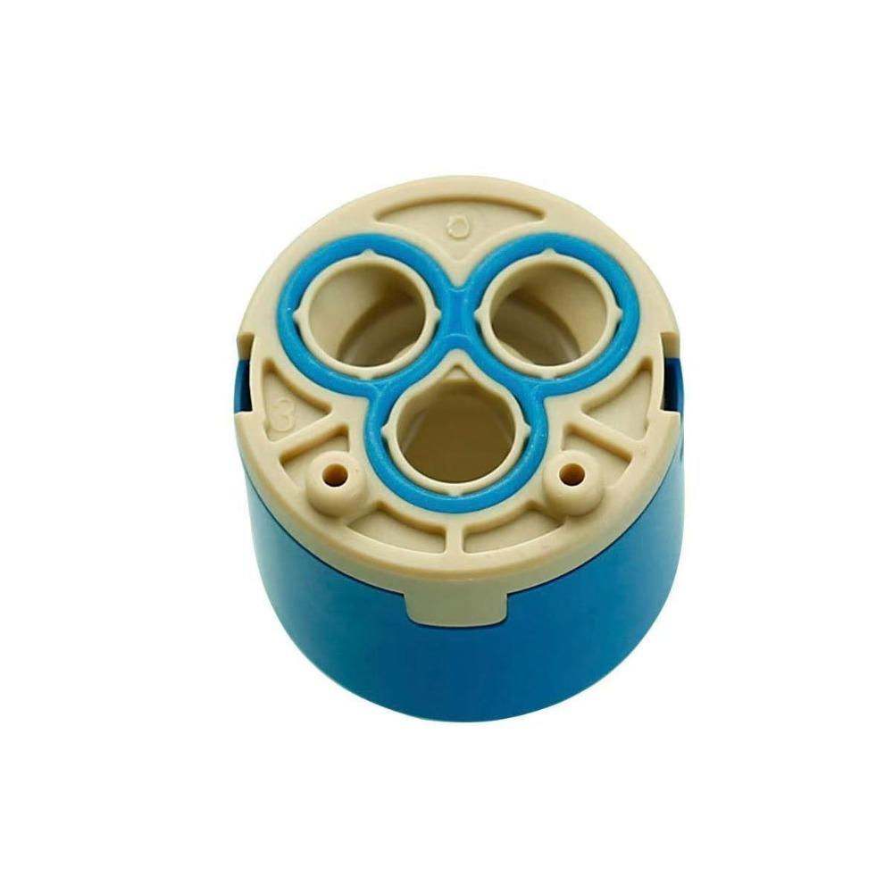 Ceramic Disc Cartridge Mixer Faucet Thermostatic Cartridge Faucet Disc Valve Pp Plastic for 35/40Mm