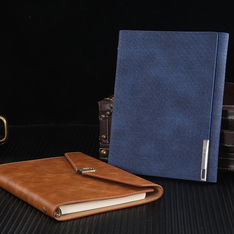 A5 Tri-Fold Loose-Leaf Notebook with Customizable Logo and Creative Mind Map Design