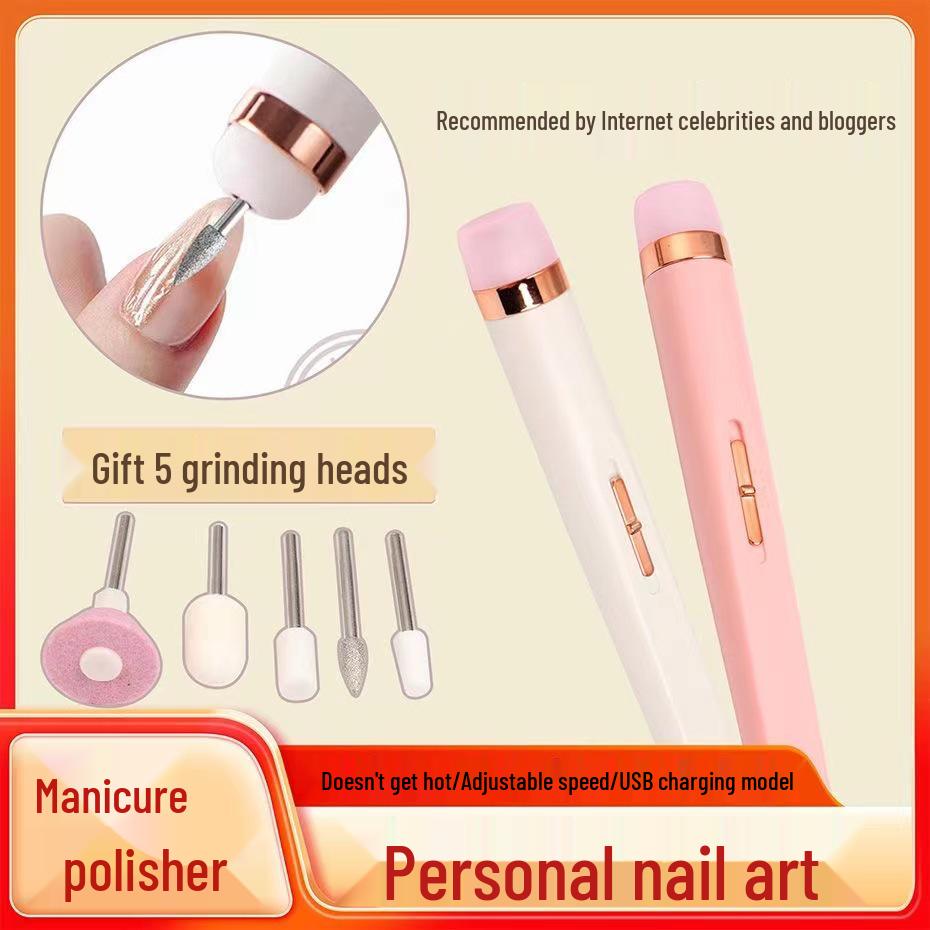 Rechargeable Portable Electric Nail Polisher and Dead Skin Exfoliator for Hands and Feet.