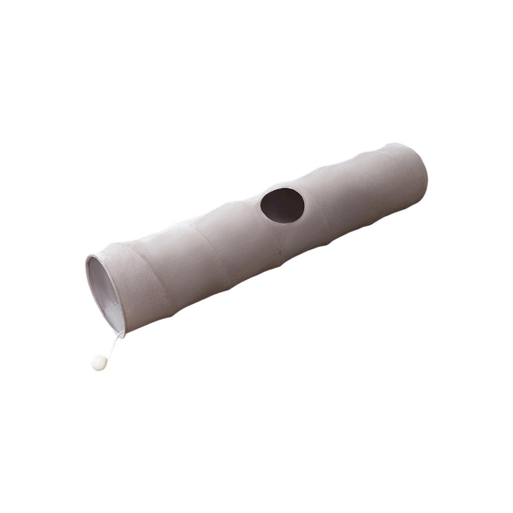 Cats Tunnel Toy - Interactive Self-Entertaining Pet Play Tube With Built-in Toys & Fabric For Cats