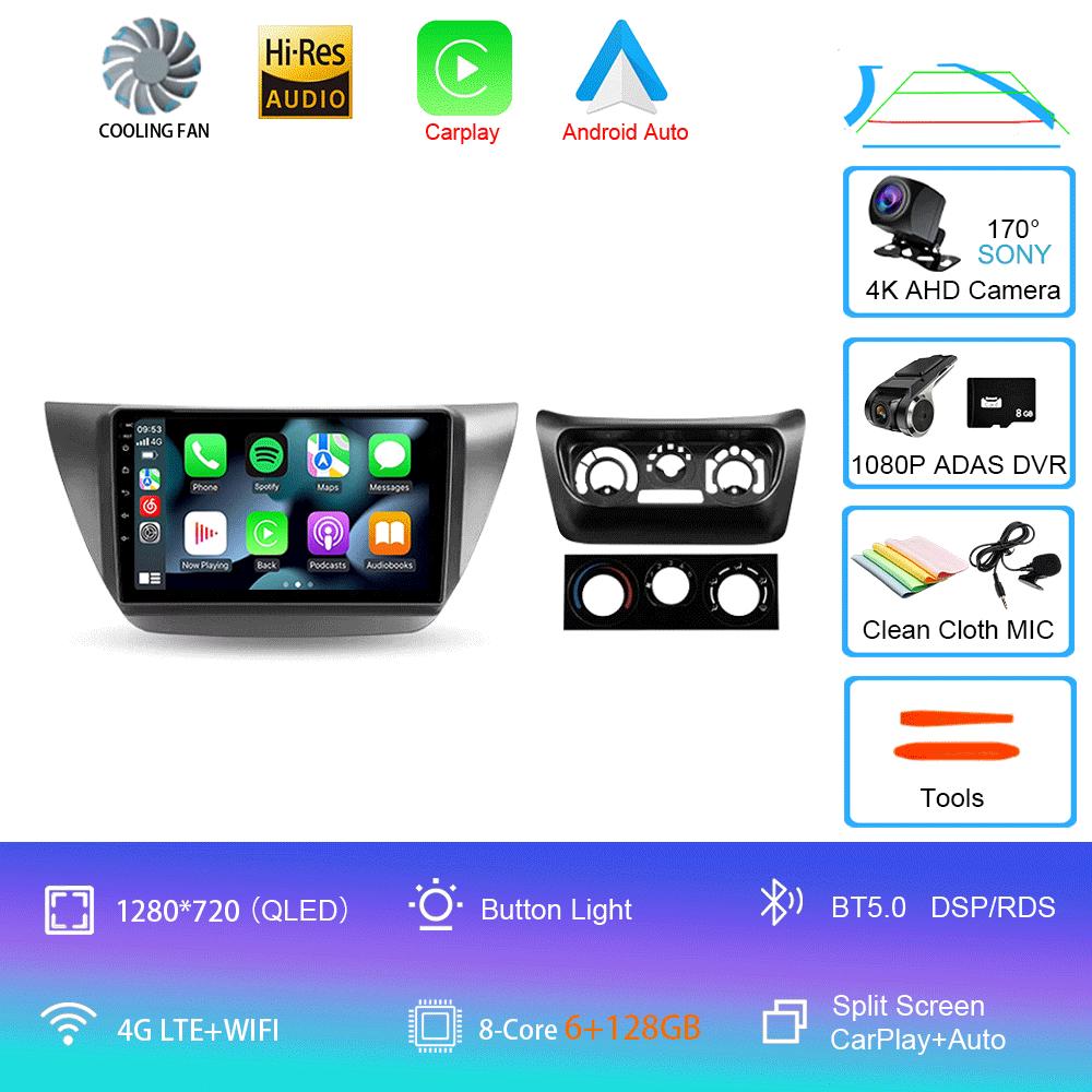 Android 14 Car radio For Mitsubishi Lancer 9 CS 2000 - 2010 Multimedia Video Player Stereo Navigation GPS No 2din 2 din dvd