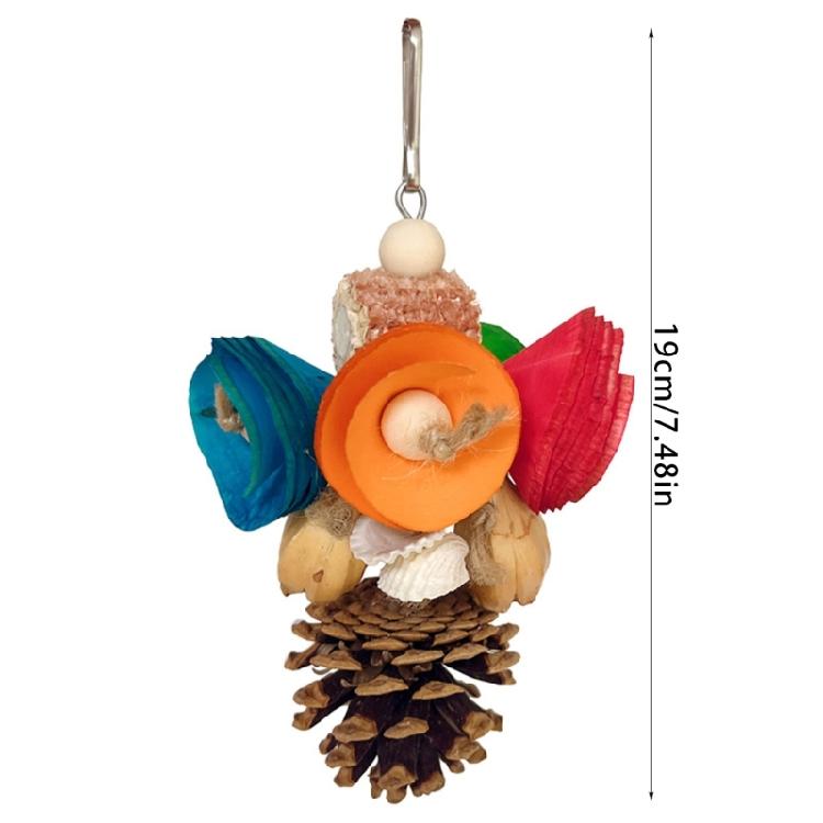 Small Bird Chew Resistances Beaks Grinding Toy Parakeets Chew Molar Hangable Toy
