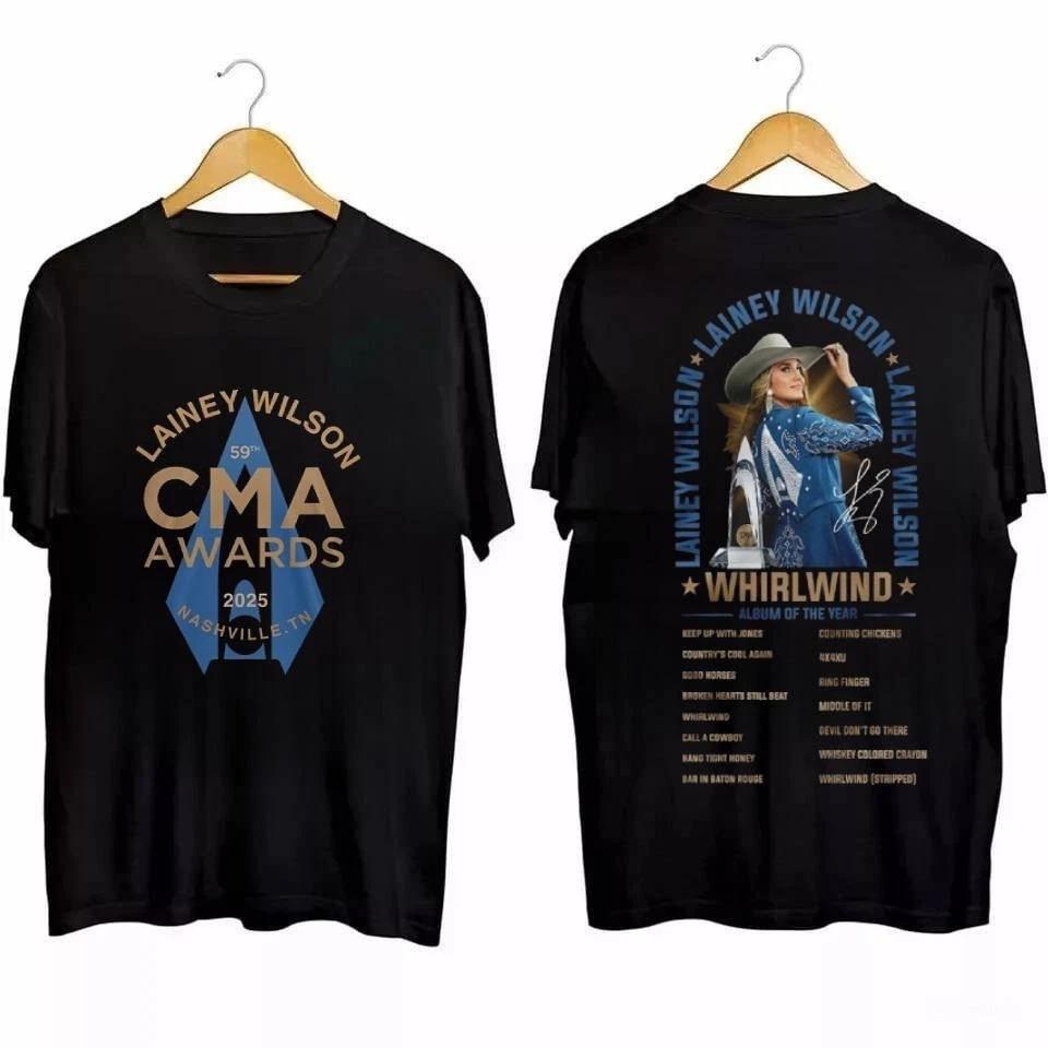 Lainey Wilson 59Th Cma Awards Whirlwind Album T-Shirt 2025 3XL