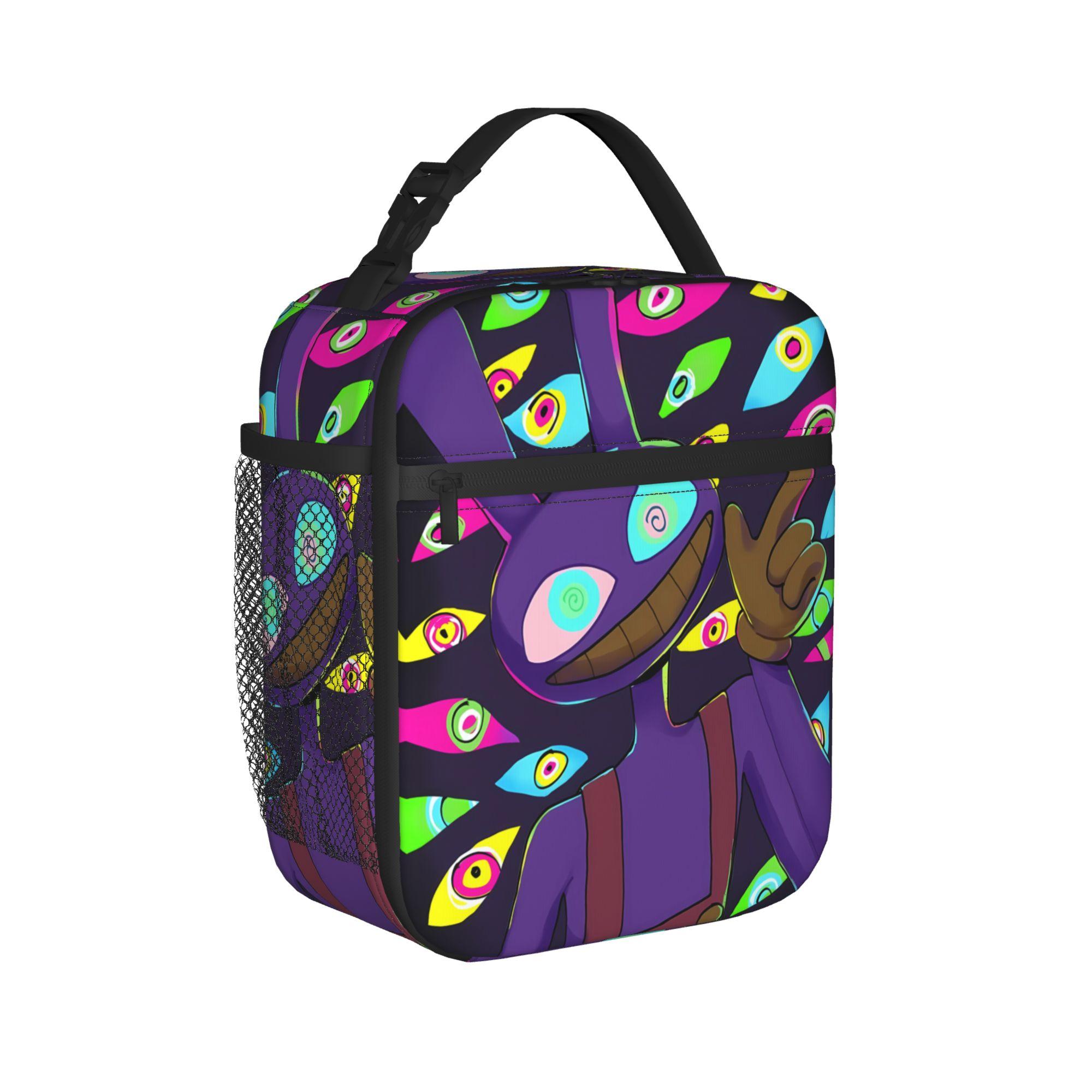 Jax Cartoon Digitals Circus Thermische Lunchtas School Draagbare Geïsoleerde Thermische Tote Handtassen Voor Kind Koeltas One Size