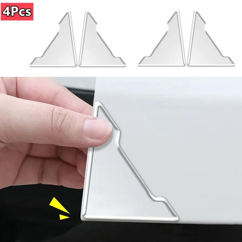 Universelle Autotür-Ecken-Antikollisionsabdeckungen Transparenter Silikonschutz Anti-Kratz-Aufkleber Türschutzabdeckung