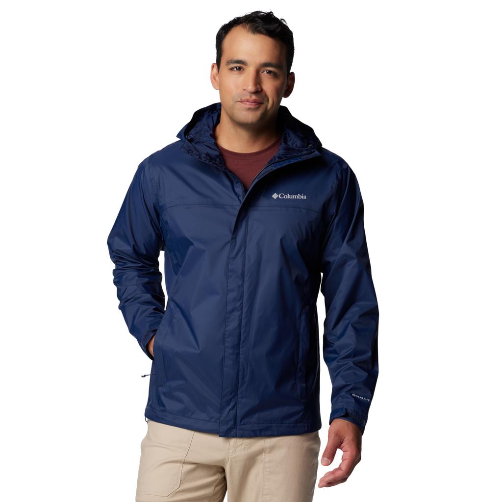 Columbia Watertight II Rain Jacket, Mens Blue Jacket