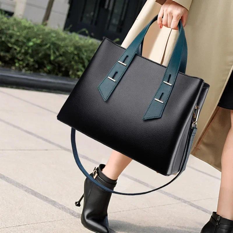 New Tote Bag for Women, Simple Handbag for Women, Can Be Slung Over One Shoulder, High-end Soft Leather Women's Bag