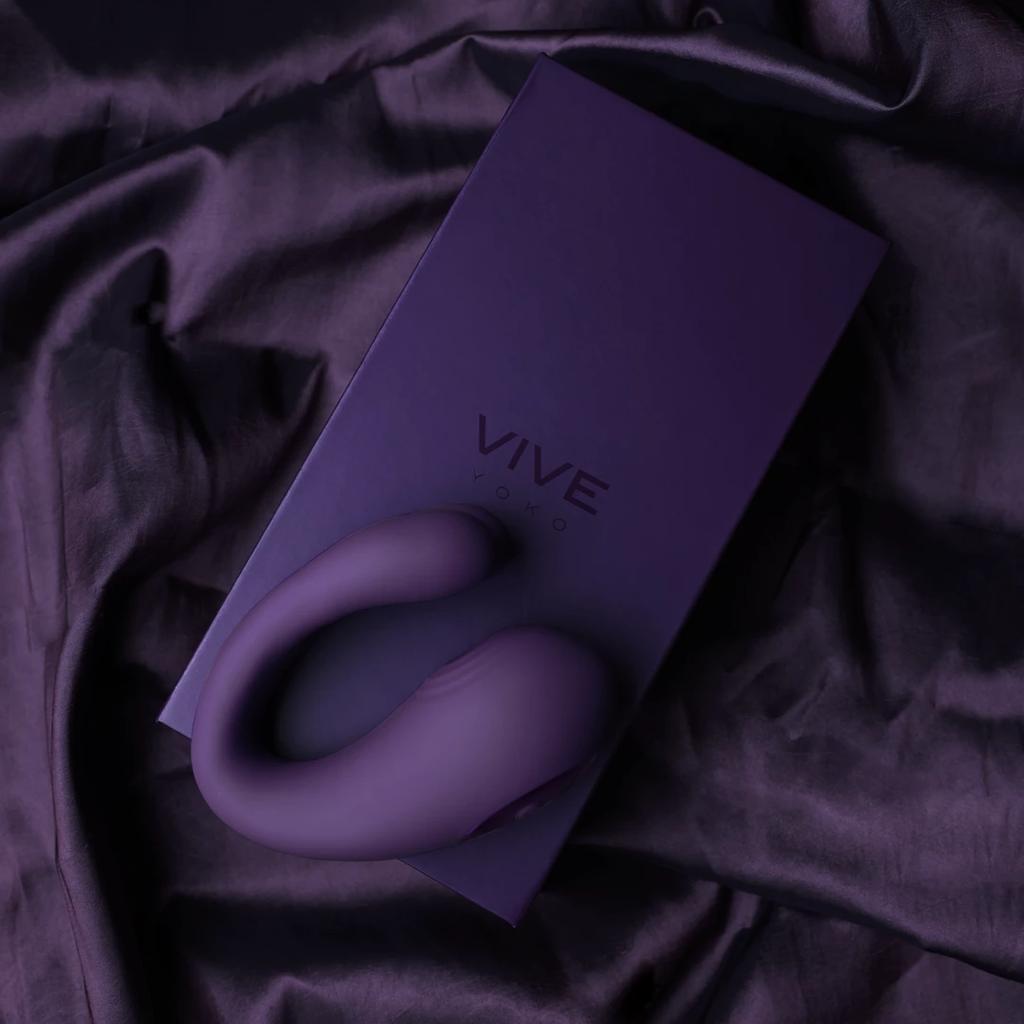 Vive - Triple action vibrator with two prongs and a pulsation wave on the clitoris Yoko