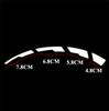 3D 8 Groups SPEED & Brake Blade Night Reflective Permanent Tire Lettering Car Decals Decoration Stickers Kit Stickers for 4 Tires