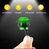 10X Green 0.75" Round LED Side Marker Clearance Truck Pickup Light Trailer Vans