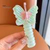 Children Hair Rope Butterfly Decor Telephone Coil Smooth Cartoon Design Reusable Ponytail Holder High Elasticity Girl Hair Band Hair Styling Tool