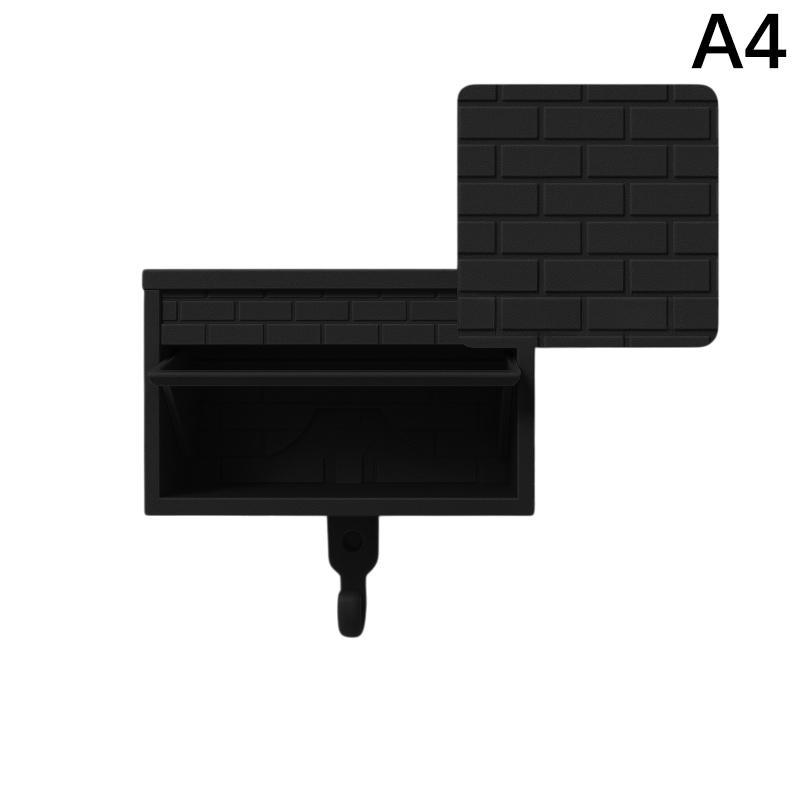 Car Garage Key Holder With Opening Door Wall Hanging Key Holder 3D Printed Key Organizer Self-Adhesive(Car Models Not Included)