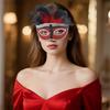 Lightweight Plastic Feather Mask For Cosplay Gothic Event Comfortable Halloween Party Costume Accessory