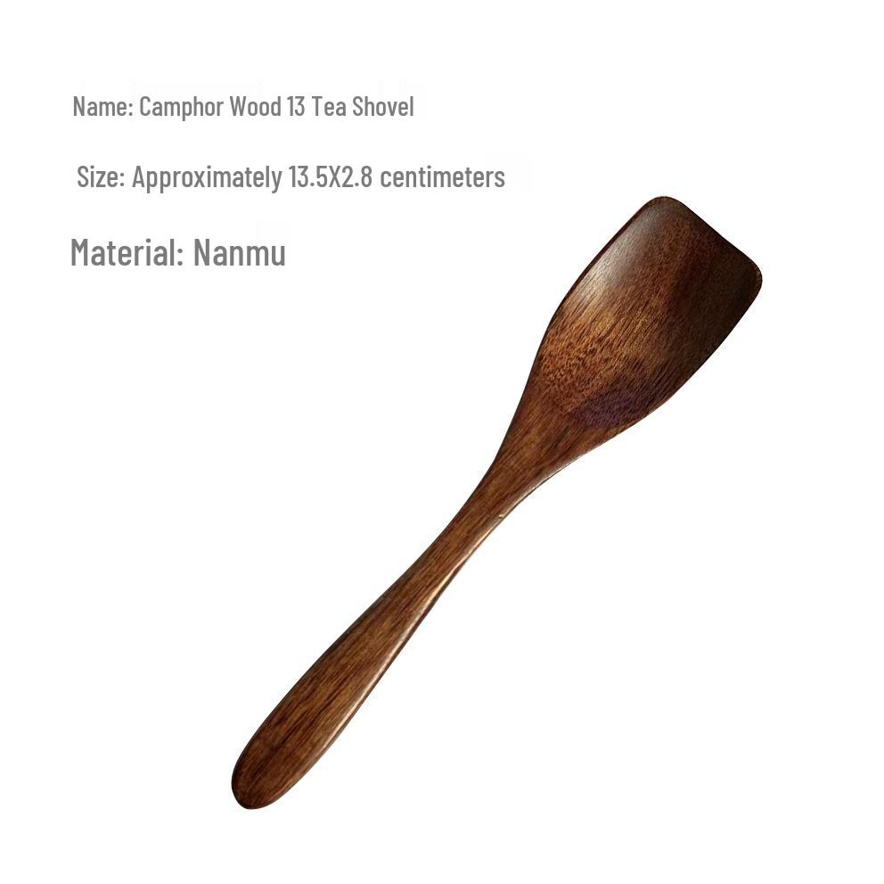 Camphor Wood Multi-Purpose Spoon Set: Coffee, Milk Tea, Honey, Dessert, Soup & Fork for Adults and Children.