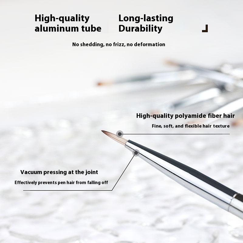 Silver Nail Art Painting Pen Brush High Quality Removable Nail Phototherapy Gel Pen Universal Nail Line Pen Manicure Art Tools