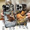 Sika Deer Elk Animal Plating Phone Case For Iphone 16 17 Pro Max Air 16E 14 15 Plus 12 13 Mini Anti-Fall Airabag Cover