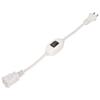 Power Extension Cord with On Off    AC 2 Prong Male Female Power Cable for 1‑15P Male to 1‑15R Female Plug