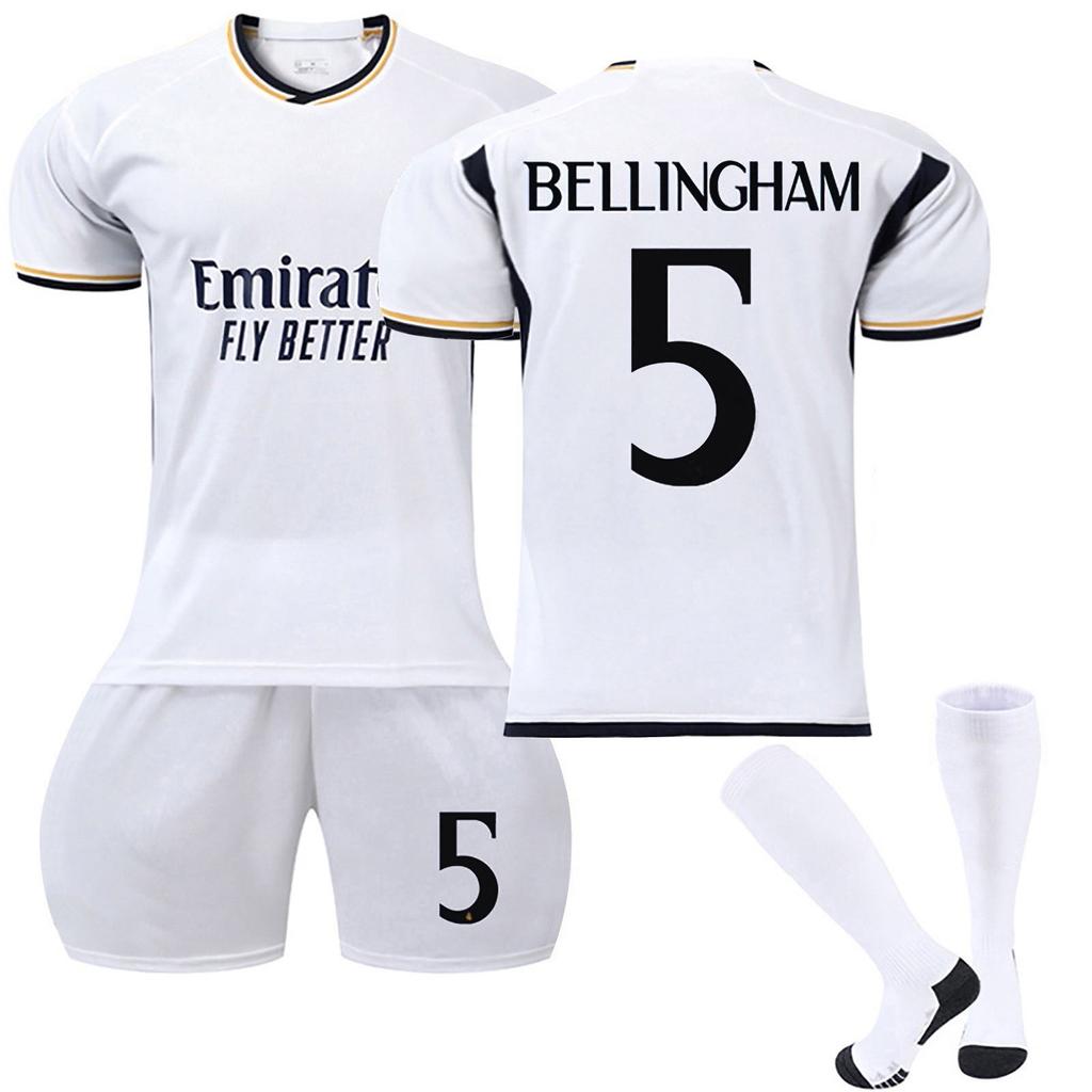 2324 Real-Madrid Heim-Torwart-Fußballtrikots, Shorts und Socken, Set der neuen Saison, Shorts und Socken, Outfits in Erwachsenengrößen