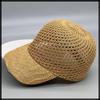 Straw Cap Hat Mesh UV Protection Breathable Casual Stylish CZA116 [White Fang] Women's (Dark Brown)