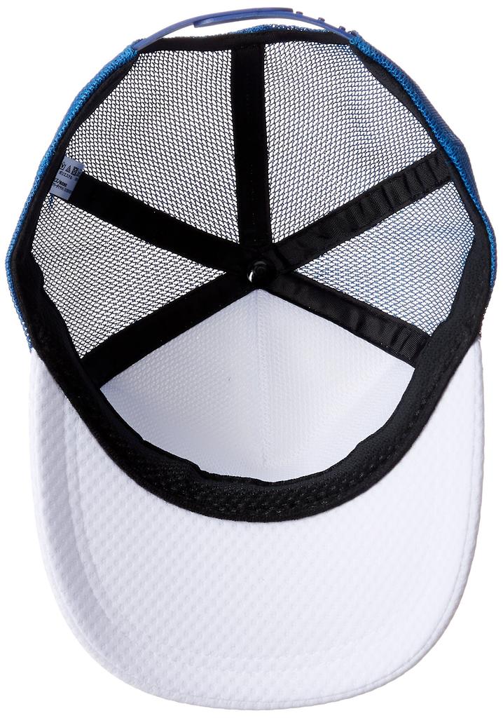 Mizuno Tennis for Club Activities and Practice Cap, 62JW8002, White/Cyan, 56.0-60.0 Cm, Unisex,