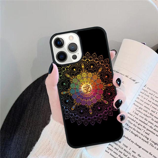 OM Yoga GOA Zen Symbol Muschel Hülle Für iPhone 17 Air 15 16 14 13 12 Pro Max 11 Pro Max Plus Handyhülle Abdeckung