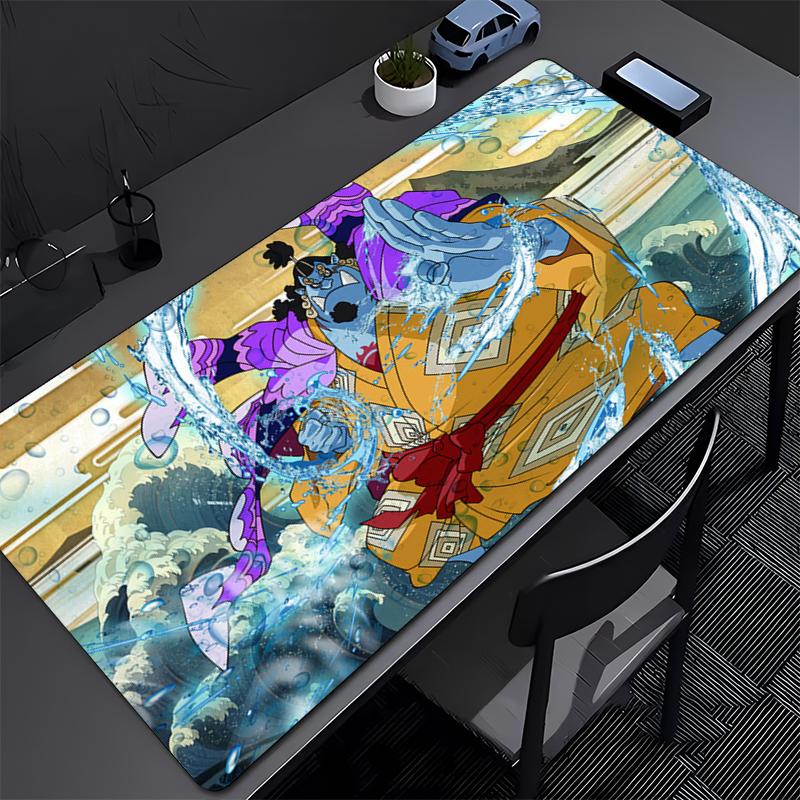 Gaming Mouse Pad ONE PIECE jinbe Accessories Office Gamer Keyboard Desk Mat Non-Slip Laptop ground mat Large PC carpet Mousepad