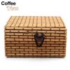 Diamin Bamboo Wooden Case Jewelry Storage Boxes Holder Gift
