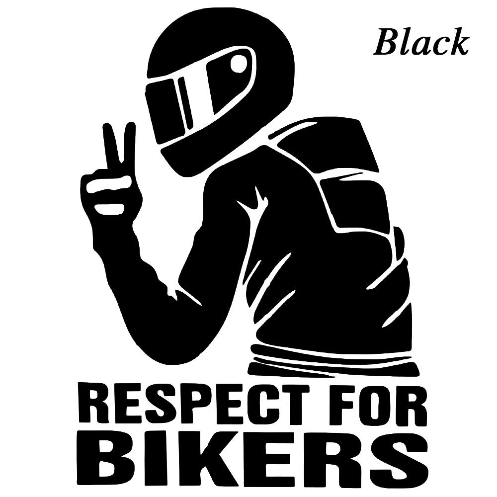 

Наклейки на автомобиль мотоцикл Respect for Bikers Pattern Decal Мотоциклетные корпуса Laser Reflective Sticker Car Scratch Decorative Decals 1pcs