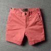 Men's Trendy Pure Cotton Elastic Three-Quarter Summer Shorts - Fashionable, Versatile, and Casual.