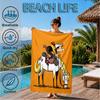 Cowboy Horseback Luke Beach Towel, Microfiber Beach Towel, Perfect For Pool, Beach, Travel, Home Decor Beach Party Fan Gifts