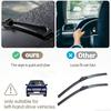 Front Windshield Wiper Blades 2x Windscreen Window Accessories 2000 2008 2012 2015 2017 2019 2020 For Citroen Berlingo 1996-2023