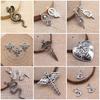 Vintage Snake Shaped Charms Alloy Charms For Bracelet Necklace Jewelry Making Supplies