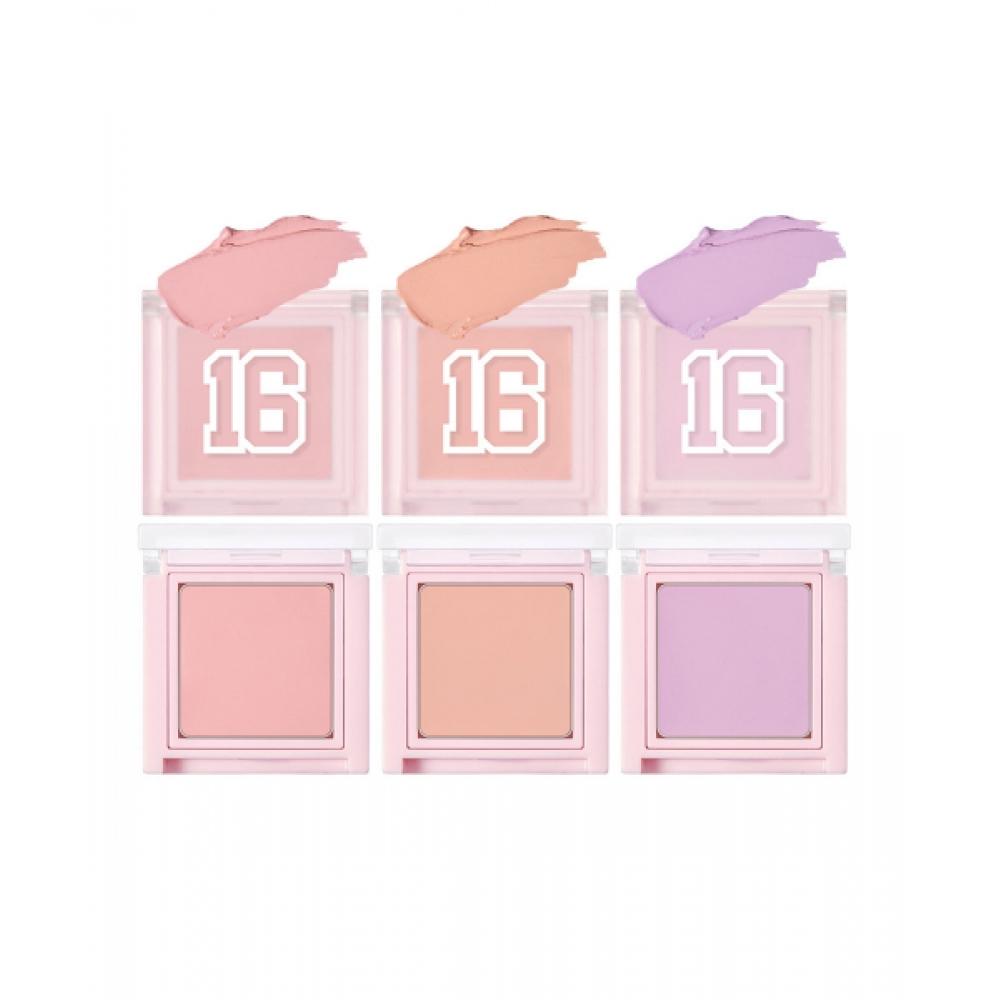 16brand Mini Mini Cheek Blusher 1.6g  3colors 