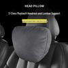 Maybach Car Headrest and Lumbar Support Pillow Set