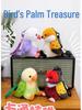 Small Plush Bird Keychain - Penguin & Parrot Figures Hanging Ornament