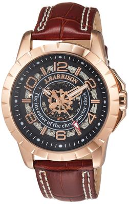 Jae Harrison JH-038PB Men's Watch, Black, Officially Imported