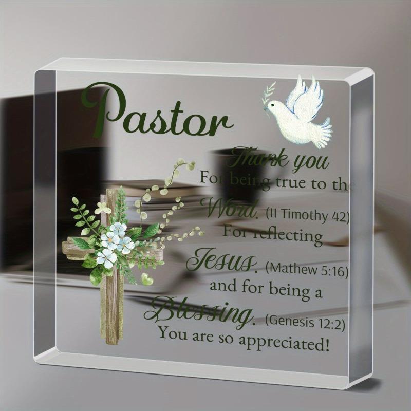 1 Stück, Geschenk für Pastor Pastor Anerkennungsgeschenke Dankeschön-Geschenk für Pastor Inspirierende Pastor-Geschenke für Männer Frauen Prediger