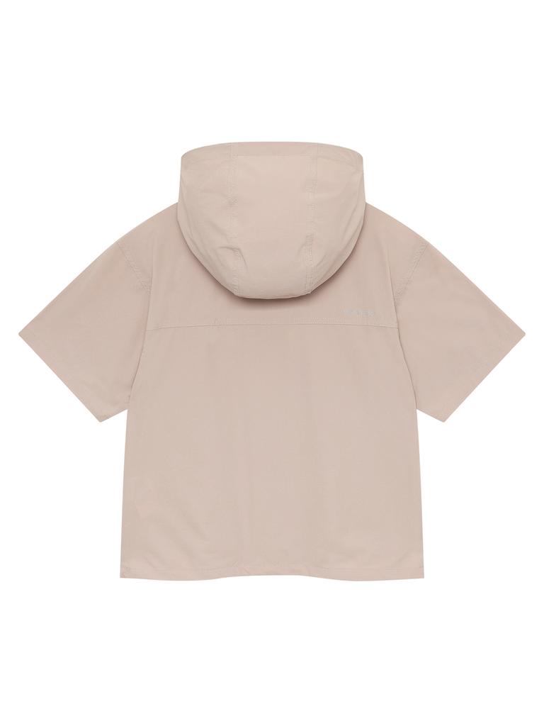 NORDISK Hygge Air Small Polar Bear Woven Hoodie Short Sleeve T-Shirt - W_Light Pink