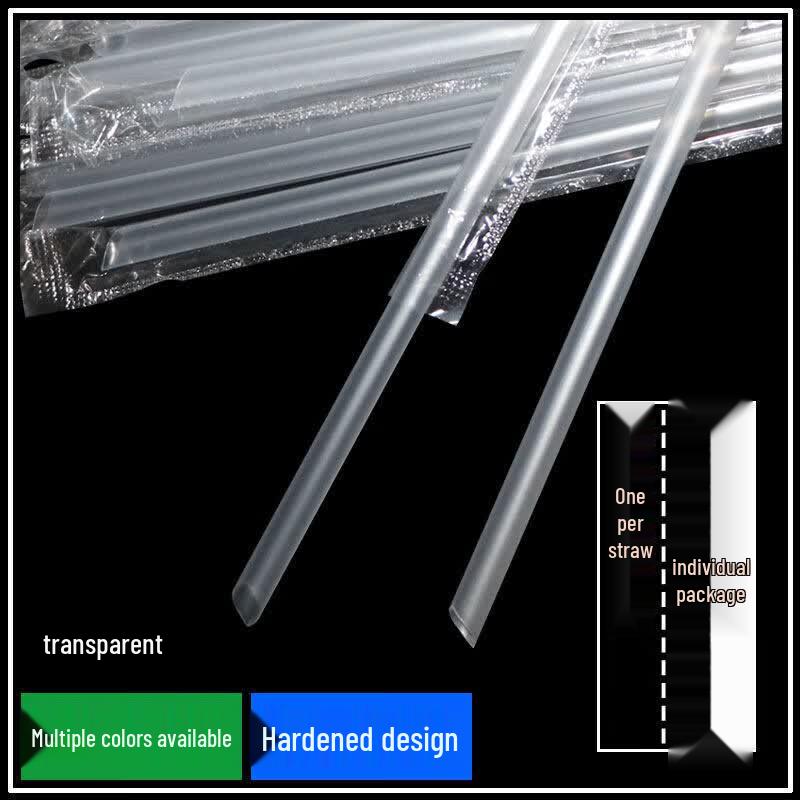 Individually Wrapped Disposable Beverage Straws